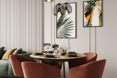 Modern dining table designed for a contemporary Malta home