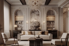 French-style living room furniture in a luxury Malta home
