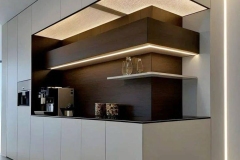 Custom corner cabinet designed for a modern Malta home