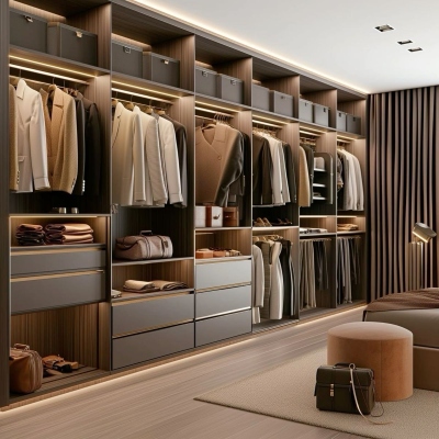 Modern dressing room
