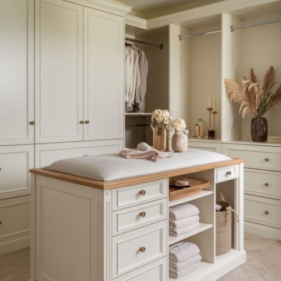 French-style dressing room