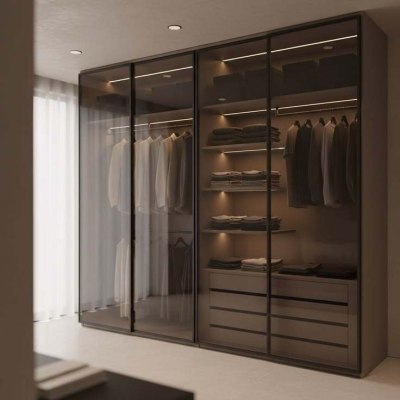 Glass wardrobe