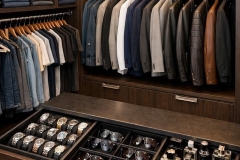 Custom wardrobe storage boxes with pull-out drawers in Malta
